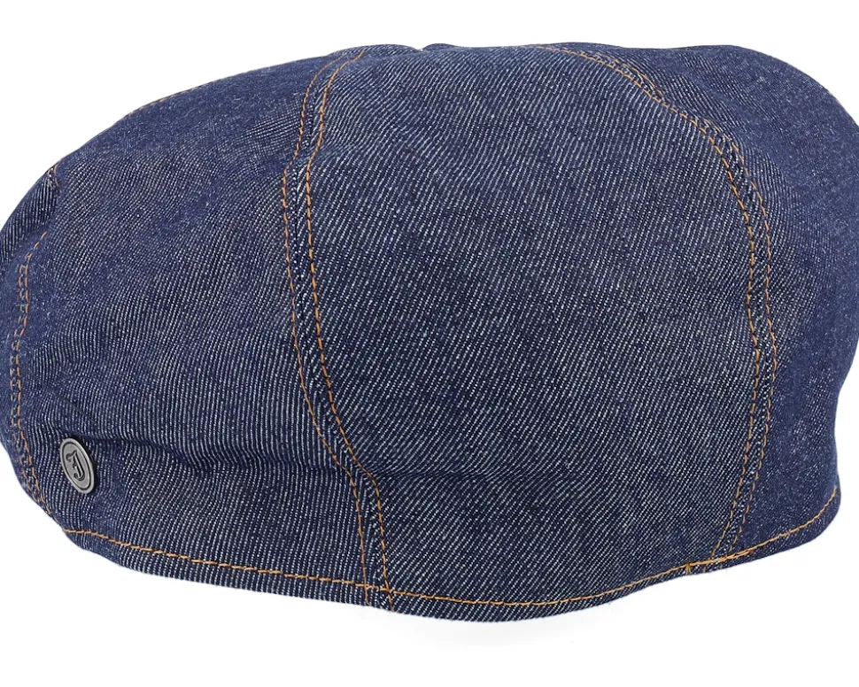 Denim Newsboy Denim Flat Cap - Jaxon & James