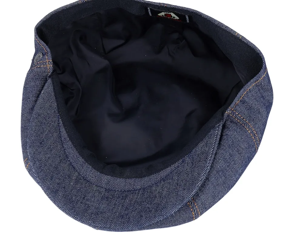 Denim Newsboy Denim Flat Cap - Jaxon & James