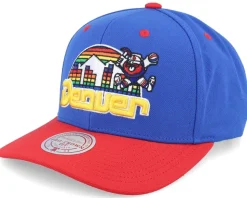 Denver Nuggets All In 2.0 Pro Blue/Red Adjustable - Mitchell & Ness