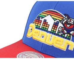 Denver Nuggets All In 2.0 Pro Blue/Red Adjustable - Mitchell & Ness