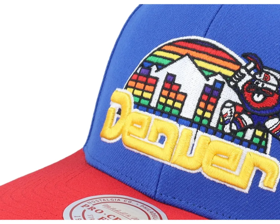 Denver Nuggets All In 2.0 Pro Blue/Red Adjustable - Mitchell & Ness
