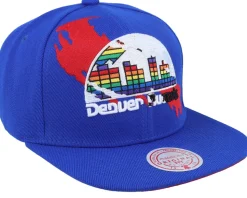 Denver Nuggets Paint By Number Hwc Blue Snapback - Mitchell & Ness