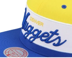 Denver Nuggets Retro Sport Hwc Blue Snapback - Mitchell & Ness