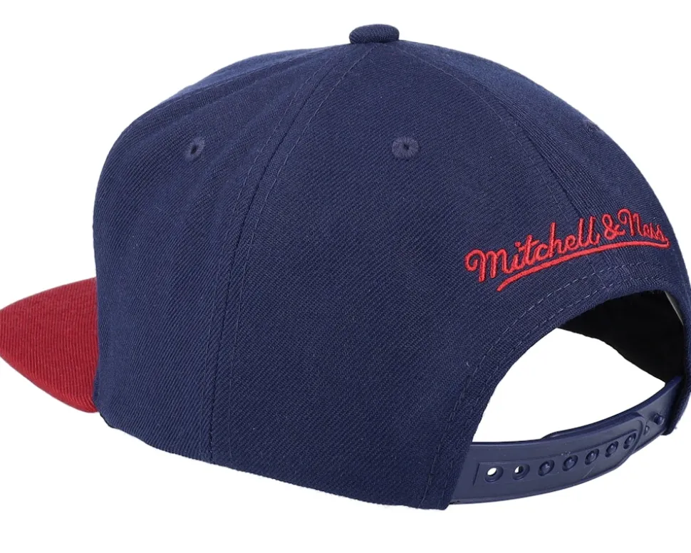 Denver Nuggets Team 2 Tone 2.0 Navy/Red Snapback - Mitchell & Ness