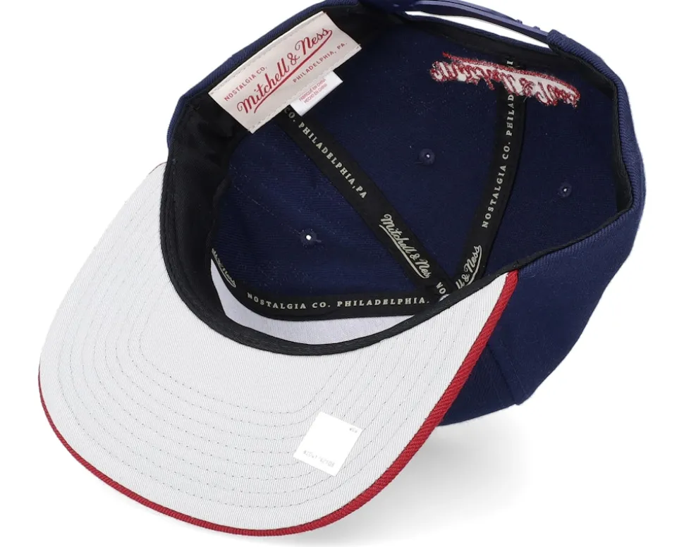 Denver Nuggets Team 2 Tone 2.0 Navy/Red Snapback - Mitchell & Ness