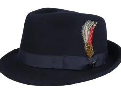 Detroit Black Trilby Hat - Jaxon & James
