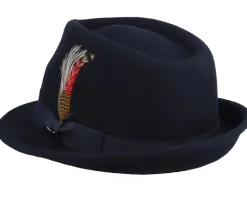 Detroit Black Trilby Hat - Jaxon & James