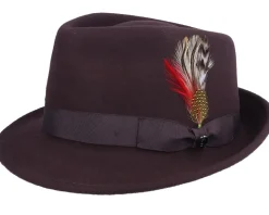 Detroit Brown Trilby - Jaxon & James