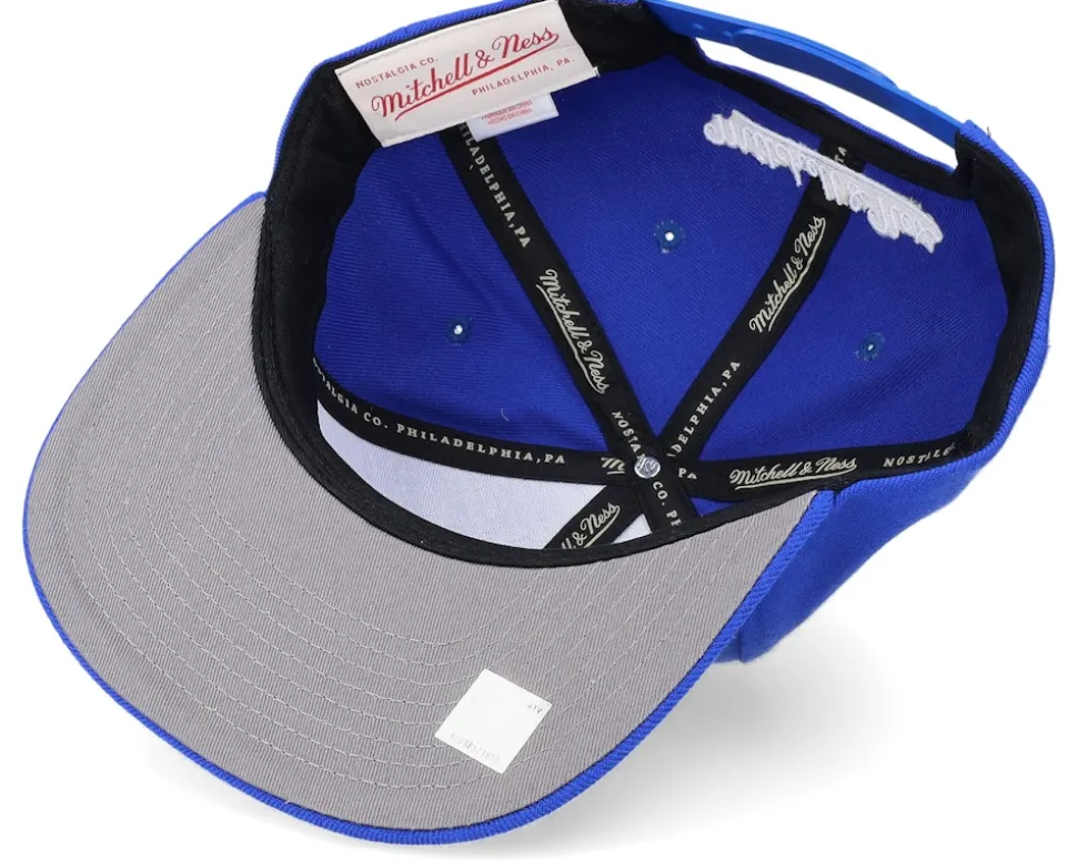 Detroit Pistons Team Ground 2.0 Blue Snapback - Mitchell & Ness