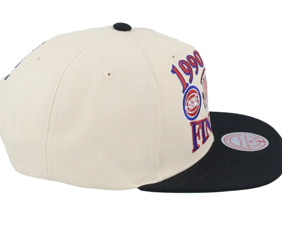 Detroit Pistons Vs. Los Angeles Lakers Finals Remix Hwc Off White/Black Snapback - Mitchell & Ness