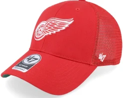 Detroit Red Wings Branson Mvp Red/White Trucker - 47 Brand