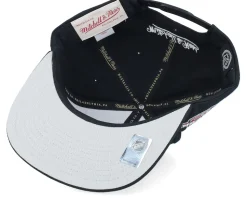 Detroit Red Wings Conference Patch Black Snapback - Mitchell & Ness