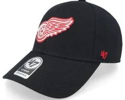 Detroit Red Wings Mvp Black Adjustable - 47 Brand