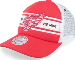Detroit Red Wings Sideline Vintage Red/White A-frame Trucker - Mitchell & Ness