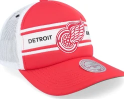 Detroit Red Wings Sideline Vintage Red/White A-frame Trucker - Mitchell & Ness
