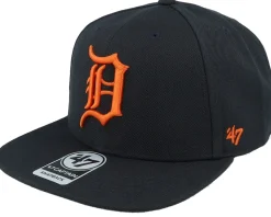 Detroit Tigers Sure Shot Captain Black Snapback - 47 Brand