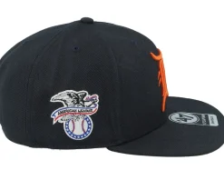 Detroit Tigers Sure Shot Captain Black Snapback - 47 Brand