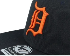 Detroit Tigers Sure Shot Captain Black Snapback - 47 Brand