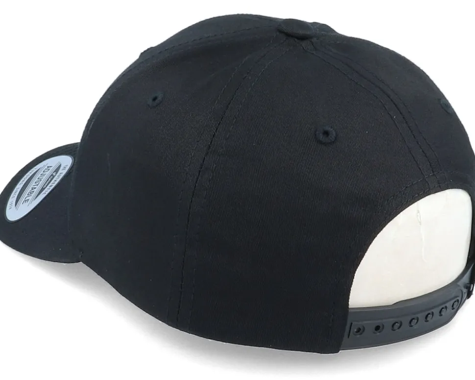 Diamond Gem Black Curved Adjustable - Iconic