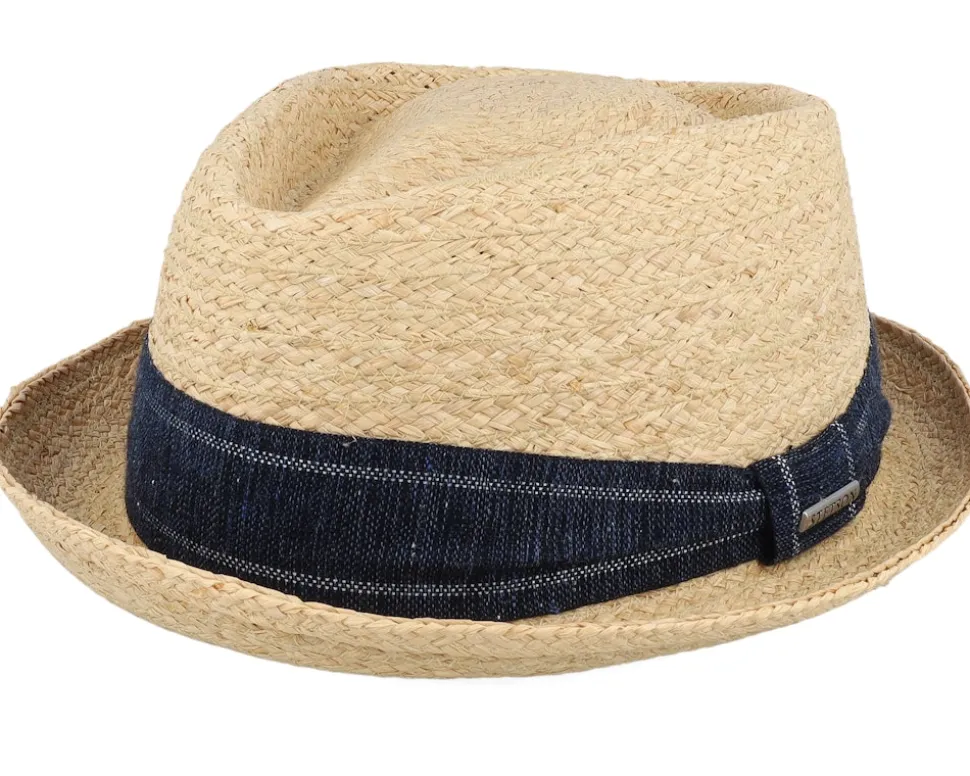 Diamond Raffia Beige Straw Hat - Stetson