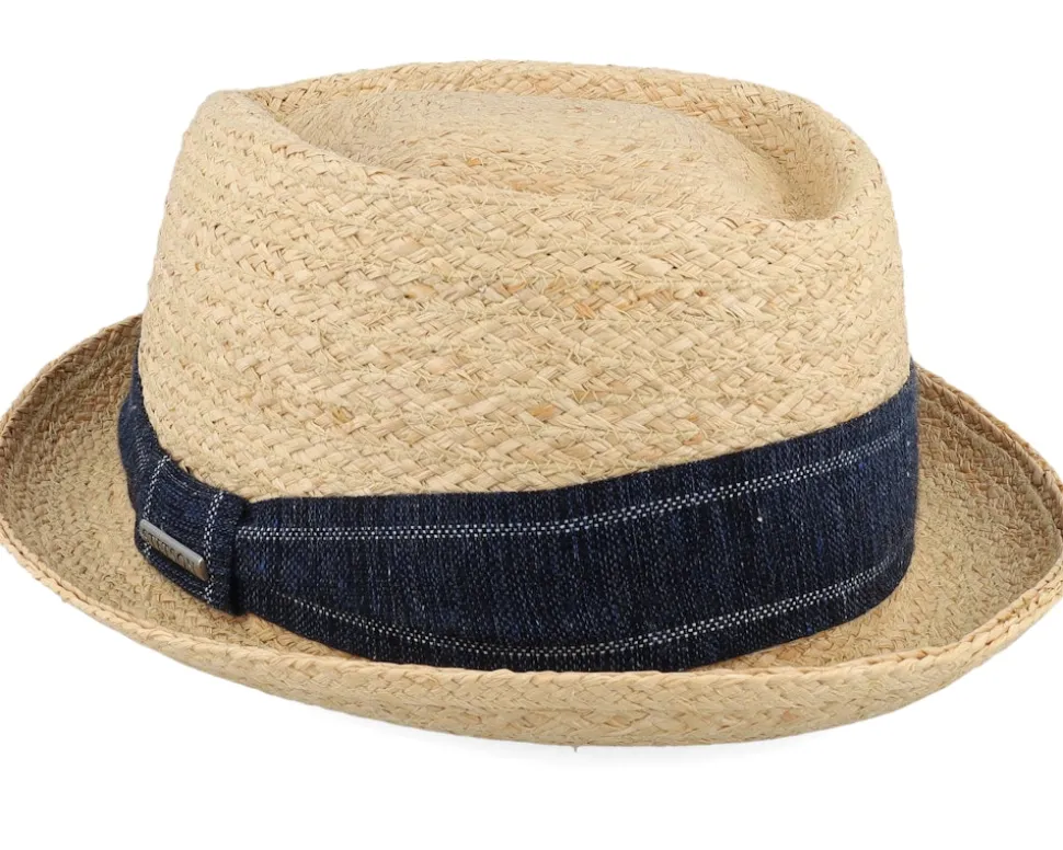Diamond Raffia Beige Straw Hat - Stetson