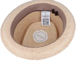 Diamond Raffia Natural Straw Hat - Stetson