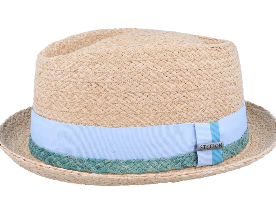 Diamond Raffia Natural Straw Hat - Stetson