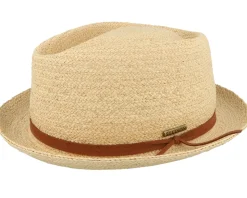 Diamond Raffia Natural Straw Hat - Stetson