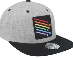 Dice Storm Patch Heather Grey/Black Snapback