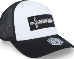 Dice Sword Patch White/Black Trucker - Critiql Hit