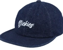 Dighton Cap Rinsed Blue Canvas Strapback - Dickies