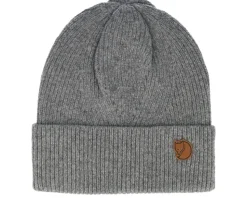 Directional Rib Beanie Grey Cuff - Fjällräven