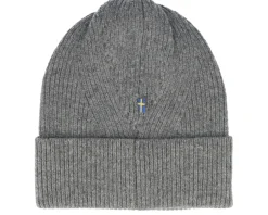 Directional Rib Beanie Grey Cuff - Fjällräven