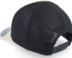 Dirty Beige/Black Mesh W Patch Trucker - Black Clover