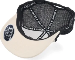 Dirty Beige/Black Mesh W Patch Trucker - Black Clover