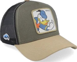 Disney Donald Duck Olive/Beige/Black Trucker - Capslab
