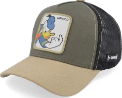 Disney Donald Duck Olive/Beige/Black Trucker - Capslab