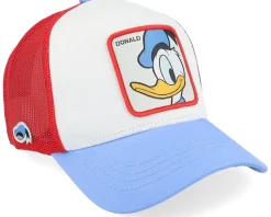 Disney Donald Duck White/Blue/Red Trucker - Capslab