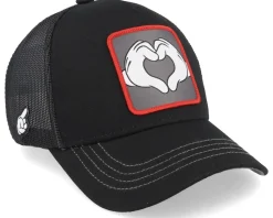 Disney Heart Hands Black Trucker - Capslab