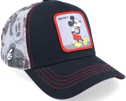 Disney Mickey Mouse Black Trucker - Capslab