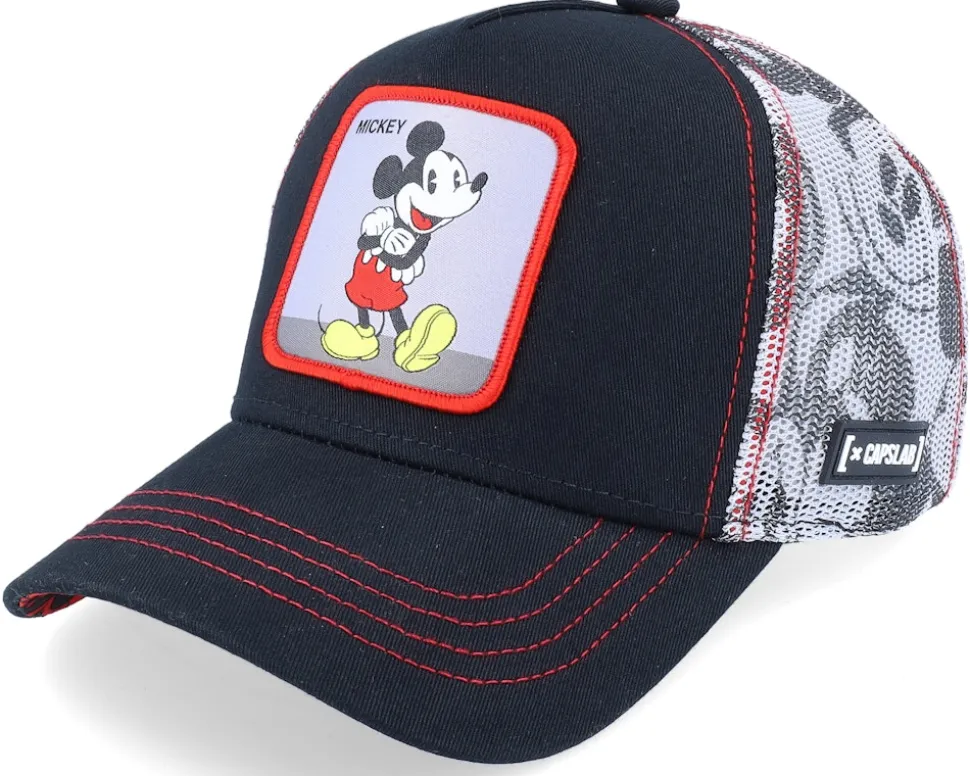 Disney Mickey Mouse Black Trucker - Capslab