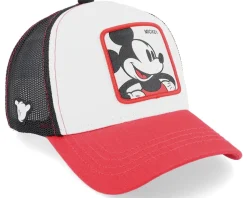Disney Mickey White/Red/Black Trucker - Capslab