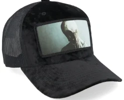 Disturbing Velvet Black/Black A-frame Trucker - Scenes