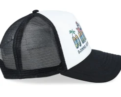 Dnc Sundown Black/White A-Frame Trucker - Djinns