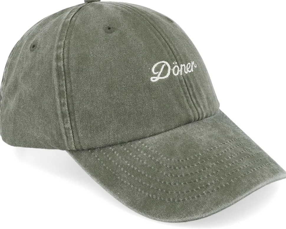 Döner Vintage Washed Olive Dad Cap - Iconic