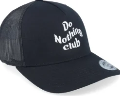 Do Nothing Club Black A-frame Trucker - Iconic
