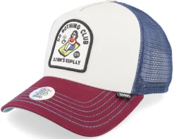 Do Nothing Club New Offwhite/Wine Trucker - Djinns