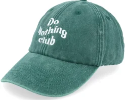 Do Nothing Club Washed Black Dad Cap - Iconic