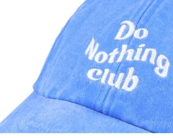 Do Nothing Club Washed Cornflower Dad Cap - Iconic