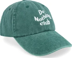 Do Nothing Club Washed Green Dad Cap - Iconic